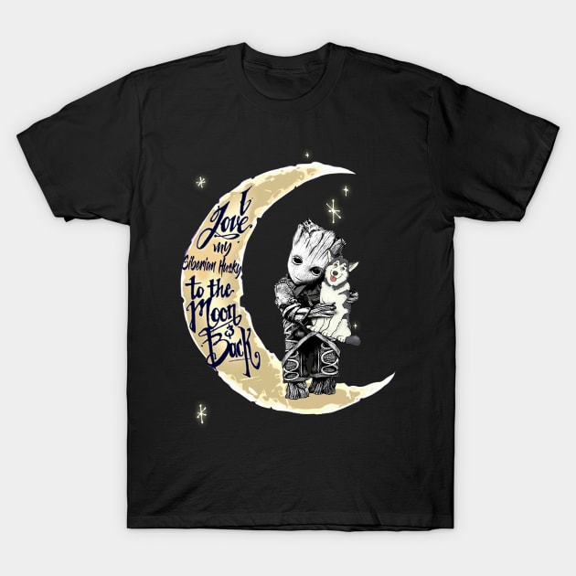 Love Siberian Husky T-Shirt by Fie Clothing